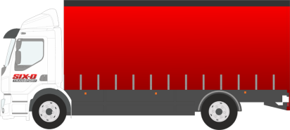 Diagram of our 7.5t Curtainside lorry
